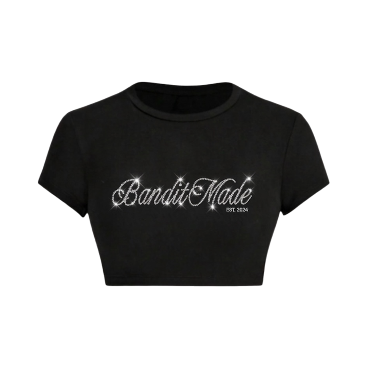 BM Crop Top Rhinestones by BanditMade