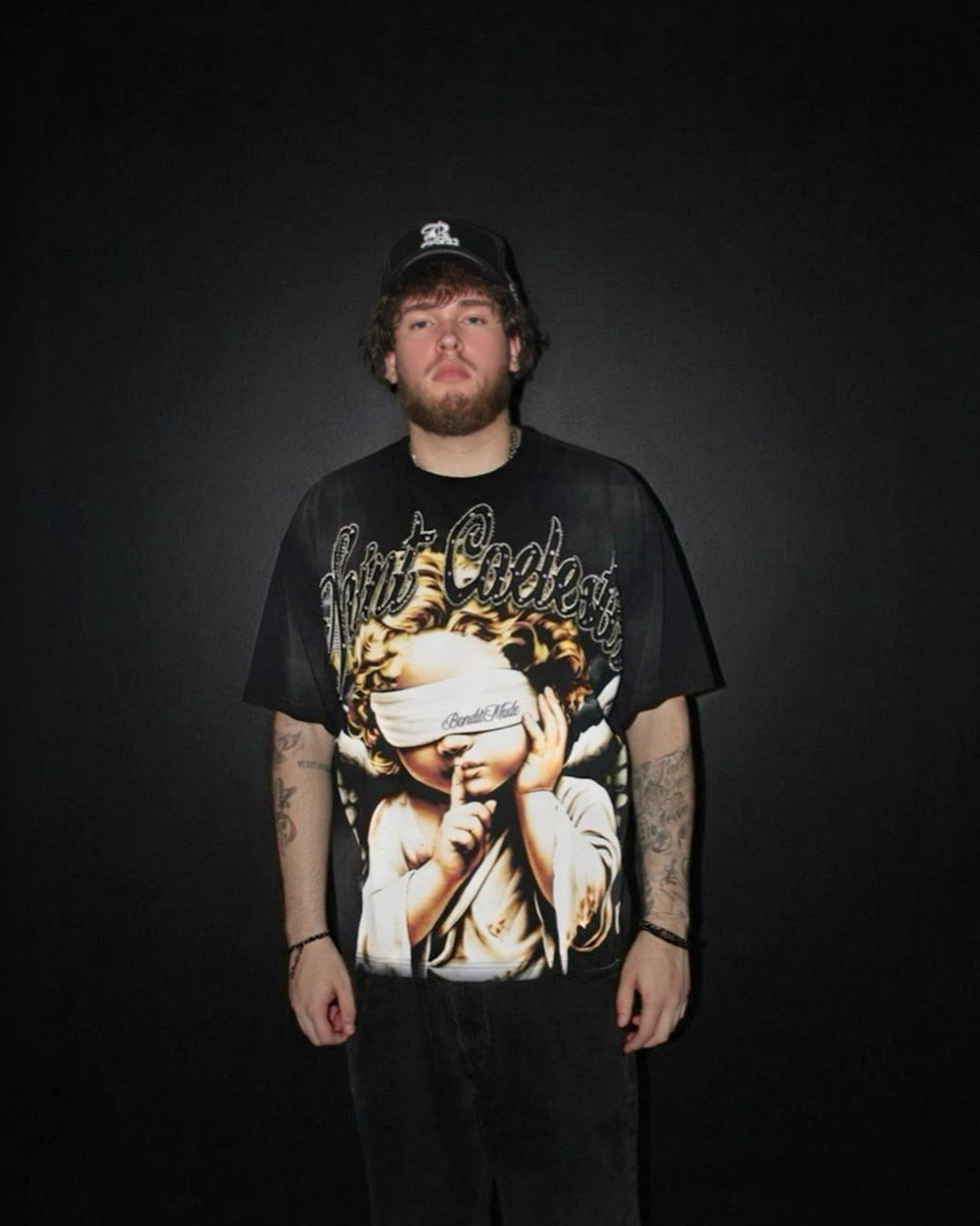 Saint Caelestis "Blindfold Angel" T-Shirt by BanditMade
