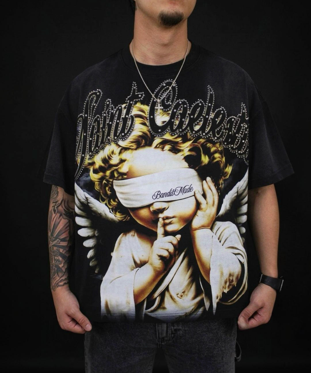 Saint Caelestis "Blindfold Angel" T-Shirt by BanditMade